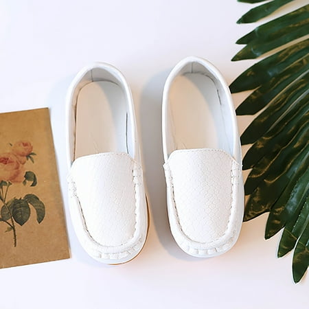 LYCAQL Toddler Shoes Toddler Little Kid Boys Girls Soft Slip On Loafers Dress Flat Shoes Boat Shoes Casual Shoes for Toddler Boys Size 9 (White 28)
LYCAQL Toddler Shoes Toddler Little Kid Boys Girls Soft Slip On Loafers Dress Flat Shoes Boat Shoes Casual Shoes for Toddler Boys Size 9 (White 28)
