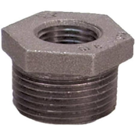 8700129805 2 x .75 in. Black Hex Bushing