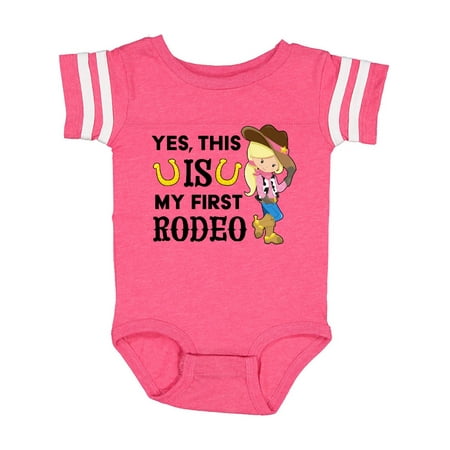 Inktastic Yes this IS my First Rodeo- cowgirl in hat and boots Gift Baby Girl Bodysuit
Inktastic Yes this IS my First Rodeo- cowgirl in hat and boots Gift Baby Girl Bodysuit