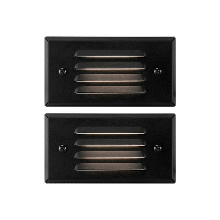 GKOplus 2 Pack 12V 3W Surface Mount Low Voltage LED Step Light with Horizontal Louver Faceplate for Steps Decks Pathway Yard Stairs Fences IP65 Rated for Outdoor Waterproof Ideal for Wet Locations
GKOplus 2 Pack 12V 3W Surface Mount Low Voltage LED Step Light with Horizontal Louver Faceplate for Steps Decks Pathway Yard Stairs Fences IP65 Rated for Outdoor Waterproof Ideal for Wet Locations