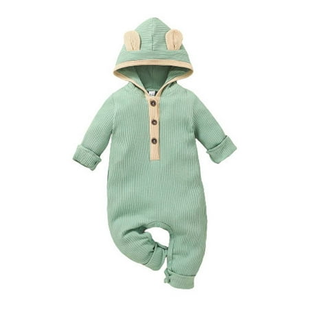 cllios Newborn Baby Spring And Autumn Clothes Cute Cartoon Ear Comfortable Solid Color Hooded Rompers
cllios Newborn Baby Spring And Autumn Clothes Cute Cartoon Ear Comfortable Solid Color Hooded Rompers