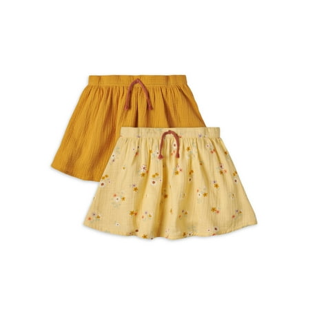 Modern Moments by Gerber Toddler Girl Gauze Skirt 2-Pack 12M-5T