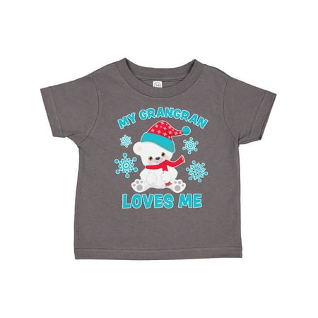 Inktastic Polar Bear My Grangran Loves Me in Santa Hat with Snowflakes Gift Toddler Boy or Toddler Girl T-Shirt
Inktastic Polar Bear My Grangran Loves Me in Santa Hat with Snowflakes Gift Toddler Boy or Toddler Girl T-Shirt