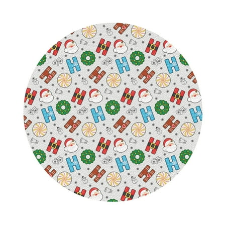 Coaee Christmas Hohoho 1 Print Leather Coasters Set of 6 Non-Slip Washable Cup Coasters for Home Office Bar Round Shape
Coaee Christmas Hohoho 1 Print Leather Coasters Set of 6 Non-Slip Washable Cup Coasters for Home Office Bar Round Shape
