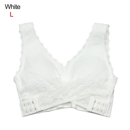 Women Wireless Lace Breathable Yoga Sports Wear Push-Up Vest Sports Bra Shockproof Underwear WHITE L
Women Wireless Lace Breathable Yoga Sports Wear Push-Up Vest Sports Bra Shockproof Underwear WHITE L