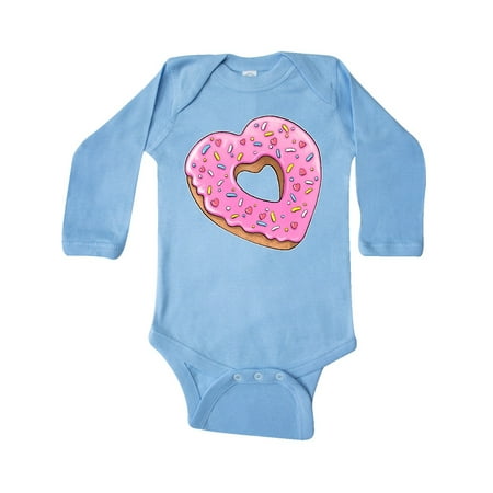 Inktastic Heart Shaped Donut with Pink Icing and Sprinkles Gift Baby Boy or Baby Girl Long Sleeve Bodysuit
Inktastic Heart Shaped Donut with Pink Icing and Sprinkles Gift Baby Boy or Baby Girl Long Sleeve Bodysuit