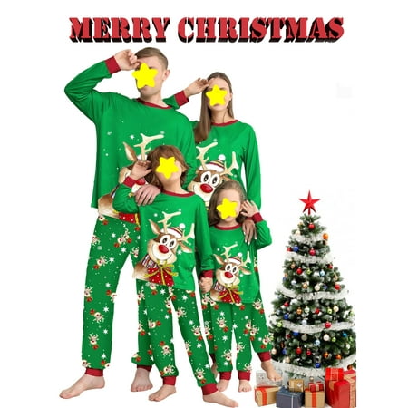 Family Matching Christmas Pajamas Sets Elk Print Tops Pants Xmas Holiday Sleepwear Loungewear Jammies Pjs Outfit
Family Matching Christmas Pajamas Sets Elk Print Tops Pants Xmas Holiday Sleepwear Loungewear Jammies Pjs Outfit