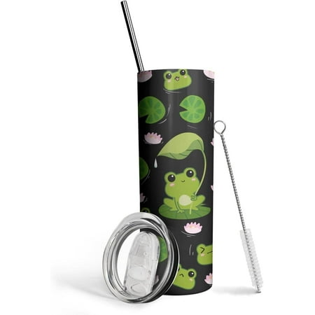 Frog Stuff-Frog Gifts for Women-Frog Cup/Coffee Mug/Water Bottle/Cute Coffee Tumbler/Decor/Accessories/Things/Frog Gifts/ 20 Oz Tumbler with Lid and Straw Frog Tumbler
Frog Stuff-Frog Gifts for Women-Frog Cup/Coffee Mug/Water Bottle/Cute Coffee Tumbler/Decor/Accessories/Things/Frog Gifts/ 20 Oz Tumbler with Lid and Straw Frog Tumbler