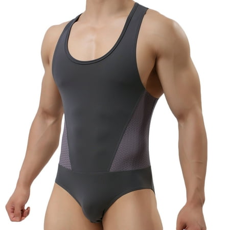 Tmosphere Men Fitness Bodybuilding Bodysuit Body Underwear Shapewear gray S
Tmosphere Men Fitness Bodybuilding Bodysuit Body Underwear Shapewear gray S