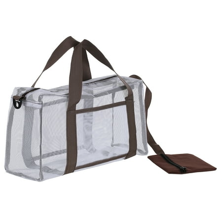 walmeck Mesh Tote Bag for Unisex Large Mesh Beach Bag with Zipper with 1 Inside Waterproof Fabric Pocket Lightweight and Fordable Tote Bag for Beach Pool Travel Picnic Camping Daily
walmeck Mesh Tote Bag for Unisex Large Mesh Beach Bag with Zipper with 1 Inside Waterproof Fabric Pocket Lightweight and Fordable Tote Bag for Beach Pool Travel Picnic Camping Daily