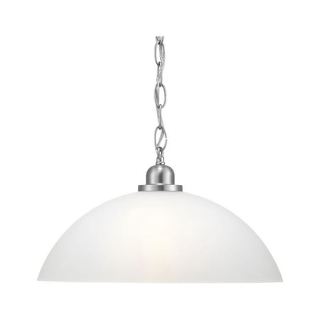 Classic Dome Pendant Collection 1-Light Etched Glass Traditional Pendant Light Brushed
Classic Dome Pendant Collection 1-Light Etched Glass Traditional Pendant Light Brushed
