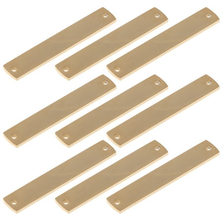 BESTONZON 10 Pcs Mirror Stainless Steel Hanging Pendant Accessories DIY Hanging Plating Decorations Double Holes Connector Piece (Golden)
BESTONZON 10 Pcs Mirror Stainless Steel Hanging Pendant Accessories DIY Hanging Plating Decorations Double Holes Connector Piece (Golden)