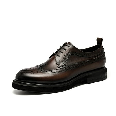 Men‘s Vintage Genuine Leather Wing-tip Brogue Formal Dress Shoes Valentine‘s Day Gift
Men‘s Vintage Genuine Leather Wing-tip Brogue Formal Dress Shoes Valentine‘s Day Gift