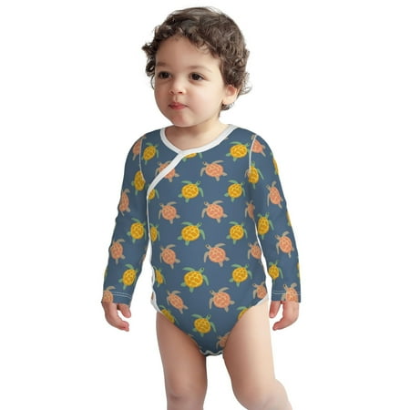 Haiem Cute Turtle Printed Unisex-Baby Long Sleeve Onesies Bodysuits Unisex Babies Snap-Up Rompers-6 Months
Haiem Cute Turtle Printed Unisex-Baby Long Sleeve Onesies Bodysuits Unisex Babies Snap-Up Rompers-6 Months