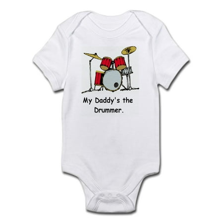 CafePress - My Daddys The Drummer Body Suit - Baby Light Bodysuit 
CafePress - My Daddys The Drummer Body Suit - Baby Light Bodysuit