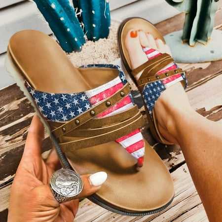 Cathalem Women s Sandals Size 12 Wide Sandals For Women Summer Fashion Flat Shoes Retro Slippers Flip Cork Sandals for Women Brown 7
Cathalem Women s Sandals Size 12 Wide Sandals For Women Summer Fashion Flat Shoes Retro Slippers Flip Cork Sandals for Women Brown 7