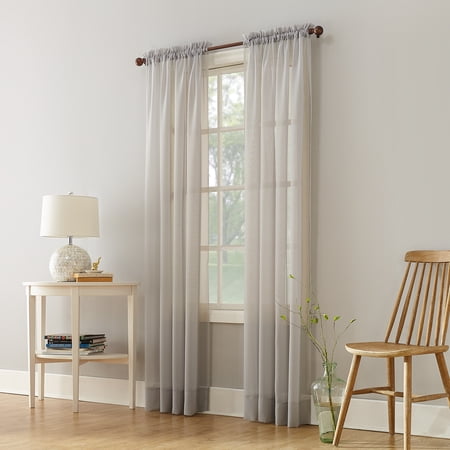 Mainstays Marjorie Sheer Voile Curtain Panel