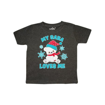 Inktastic Polar Bear My Saba Loves Me in Santa Hat with Snowflakes Gift Toddler Boy or Toddler Girl T-Shirt
Inktastic Polar Bear My Saba Loves Me in Santa Hat with Snowflakes Gift Toddler Boy or Toddler Girl T-Shirt
