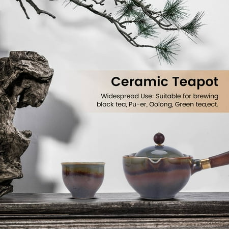Ceramic Tea Set Porcelain Chinese Gongfu Tea Set Portable Teapot Set with 360 Rotation Tea Maker and Infuser Portable All in One Gift B
Ceramic Tea Set Porcelain Chinese Gongfu Tea Set Portable Teapot Set with 360 Rotation Tea Maker and Infuser Portable All in One Gift B