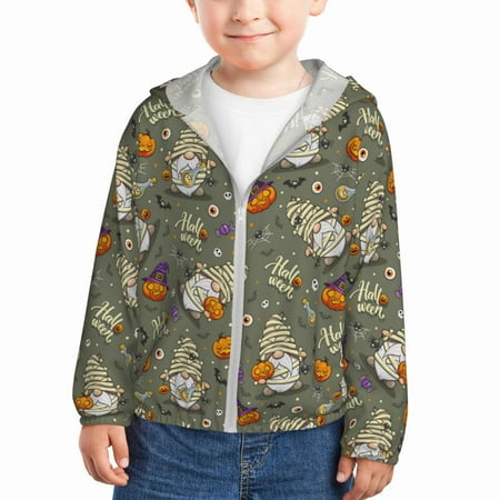 Sun Hoodie for Kids Halloween Mummy Gnome Long Sleeve Swim Fishing Shirts Sun Protection Zip Up Jacket Clothing Athletic Hoodie
Sun Hoodie for Kids Halloween Mummy Gnome Long Sleeve Swim Fishing Shirts Sun Protection Zip Up Jacket Clothing Athletic Hoodie