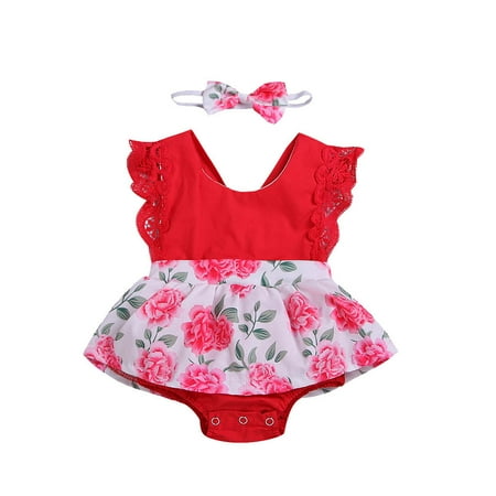 Toddler Girl Clothes Lace Romper Floral Bodysuitleeveless Dress+Headband Infant Backless Romper&Jumpsuit
Toddler Girl Clothes Lace Romper Floral Bodysuitleeveless Dress+Headband Infant Backless Romper&Jumpsuit