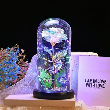 Banghong Christmas Rose Gifts for Women Birthday Gifts Colorful Rose Luminous Flower Glass Cover Gift For Women Mom Valentine s Day Anniversary Birthday
Banghong Christmas Rose Gifts for Women Birthday Gifts Colorful Rose Luminous Flower Glass Cover Gift For Women Mom Valentine s Day Anniversary Birthday