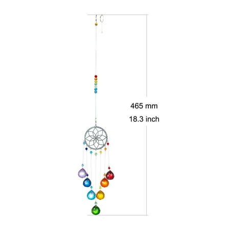 Chueow Chakra Crystal Glass Suncatcher Angel Rainbow Collection Wind chime Window Hanging Pendant Rainbow Sun Catcher room decor
Chueow Chakra Crystal Glass Suncatcher Angel Rainbow Collection Wind chime Window Hanging Pendant Rainbow Sun Catcher room decor