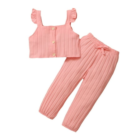 Girls Vest Tops+Pants Toddler Sleeveless Solid Sports Baby Outfits Girls Outfits&Set
Girls Vest Tops+Pants Toddler Sleeveless Solid Sports Baby Outfits Girls Outfits&Set
