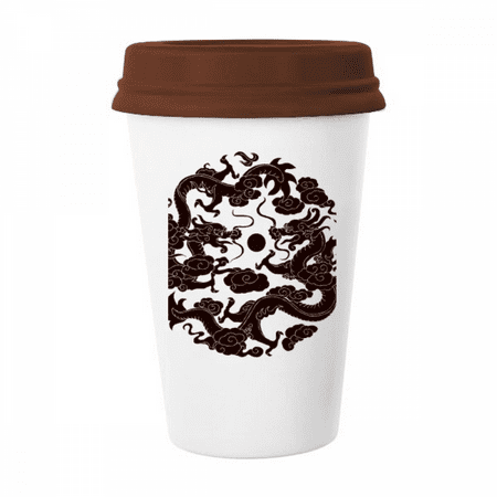 Two Chinese Dragon Animal Pearl Circle Mug Coffee Drinking Glass Pottery Cerac Cup Lid
Two Chinese Dragon Animal Pearl Circle Mug Coffee Drinking Glass Pottery Cerac Cup Lid