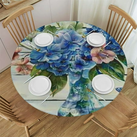 TIAOTIAOHOU Flowers Butterflies Round Tablecloth 100% Polyester Fiber - Multiple Sizes Machine Washable 31-35
TIAOTIAOHOU Flowers Butterflies Round Tablecloth 100% Polyester Fiber - Multiple Sizes Machine Washable 31-35