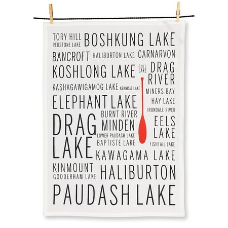 Set of 1 Haliburton Names Tea Towel