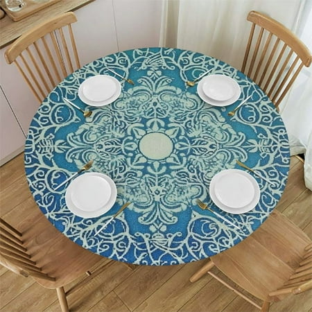 Orinice Ornamental Round Table Cover Stain Resistant Washable Indoor Outdoor Tablecloth Kitchen Dining Wedding Parties Picnic Camping 100% Polyester Fiber 42-46
Orinice Ornamental Round Table Cover Stain Resistant Washable Indoor Outdoor Tablecloth Kitchen Dining Wedding Parties Picnic Camping 100% Polyester Fiber 42-46