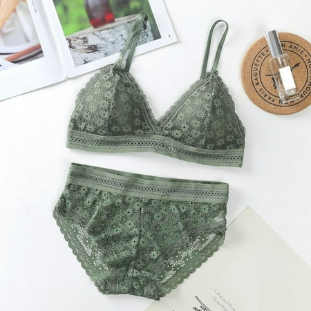 Promotion Clearance Ladies Underwired Bra Fashion Lace Beauty Back Suit Underwear Two-piece Set Wireless Thin Cotton Breathable Comfortable
Promotion Clearance Ladies Underwired Bra Fashion Lace Beauty Back Suit Underwear Two-piece Set Wireless Thin Cotton Breathable Comfortable