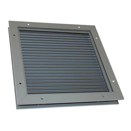 1Pack Dayton 6WRJ1 Door Louver 14-1/8 H 16-1/4 W Steel