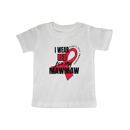 Inktastic Sickle Cell Awareness I Wear Red For My Mawmaw Gift Baby Boy or Baby Girl T-Shirt
Inktastic Sickle Cell Awareness I Wear Red For My Mawmaw Gift Baby Boy or Baby Girl T-Shirt