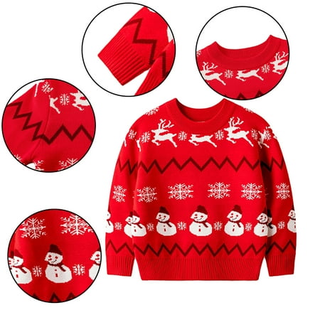 Esaierr 1-6Y Kids Girls Christmas Pullover Sweater Winter Sweater for Toddler Baby Knit Sweater Christmas Autumn Warm Sweater
Esaierr 1-6Y Kids Girls Christmas Pullover Sweater Winter Sweater for Toddler Baby Knit Sweater Christmas Autumn Warm Sweater