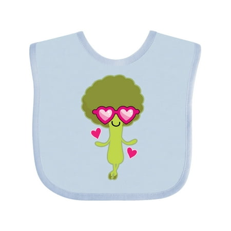 Inktastic Broccoli Lover Healthy Food Vegan Gift Baby Girl Bib