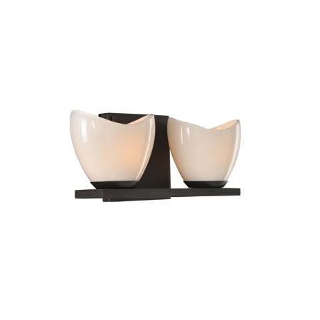 Bathroom Vanity 2 Light With English Bronze Tone Finish G9 Bulb 13 inch 80 Watts