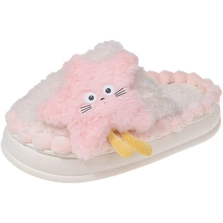 PIKADINGNIS Women Fluffy Fur House Slippers Cute Elegant Sea Star Furry Warm Soft Non-slip Fashion Shoes Indoor
PIKADINGNIS Women Fluffy Fur House Slippers Cute Elegant Sea Star Furry Warm Soft Non-slip Fashion Shoes Indoor