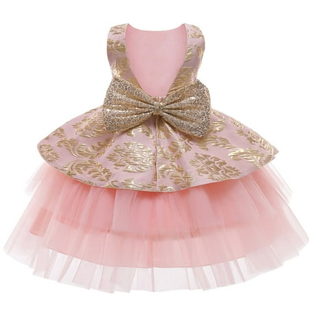 B91xZ Princess Dress Up Clothes For Little Girls Dress Pageant Girls Kids Princess Birthday Bowknot Wedding Party Gown Pink Size 12-18 Months
B91xZ Princess Dress Up Clothes For Little Girls Dress Pageant Girls Kids Princess Birthday Bowknot Wedding Party Gown Pink Size 12-18 Months