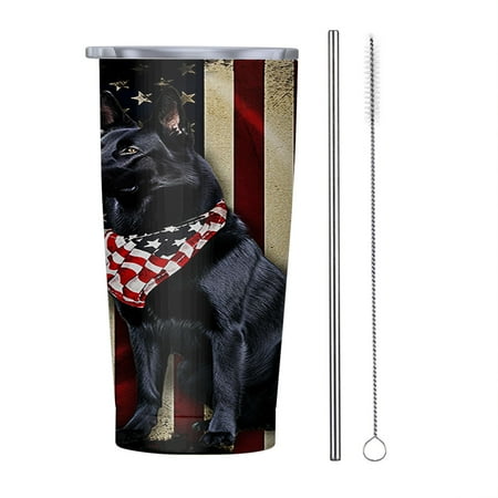 Black German Shepherd Bandana American flag 20oz Tumbler Insulated Stainless Steel Water Bottle Portable Travel Coffee Tea Mug Cup
Black German Shepherd Bandana American flag 20oz Tumbler Insulated Stainless Steel Water Bottle Portable Travel Coffee Tea Mug Cup