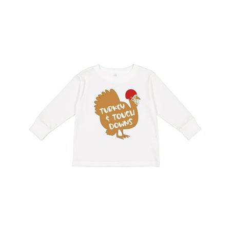 Inktastic Turkey and Touchdowns Gift Toddler Boy or Toddler Girl Long Sleeve T-Shirt
Inktastic Turkey and Touchdowns Gift Toddler Boy or Toddler Girl Long Sleeve T-Shirt