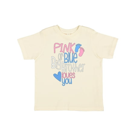 Inktastic Pink or Blue Big Brother Loves You Footprints and Heart Gift Toddler Boy Girl T-Shirt
Inktastic Pink or Blue Big Brother Loves You Footprints and Heart Gift Toddler Boy Girl T-Shirt