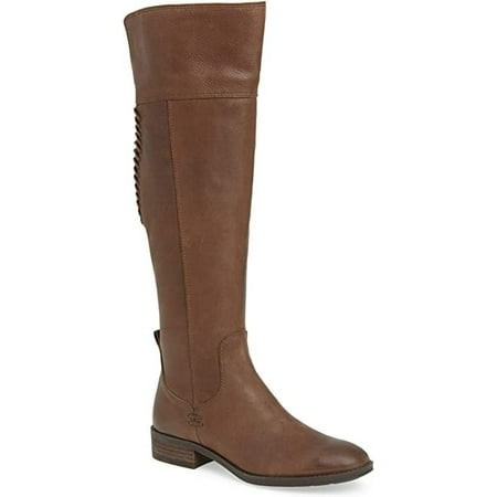 Vince Camuto Patamina Leather Boot Dark Brown 7.5M
