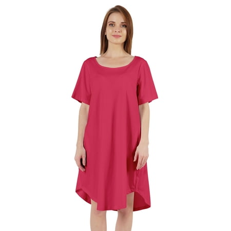 Inkmeso Nightgowns for WoMen s Short Sleeve W/ Round Neck Nightdress Jersey Tunic Loungewear
Inkmeso Nightgowns for WoMen s Short Sleeve W/ Round Neck Nightdress Jersey Tunic Loungewear