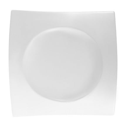 Fashion Bridg Bridge Plate 12 W X 12-1/2 L X 2 H Porcelain Super White