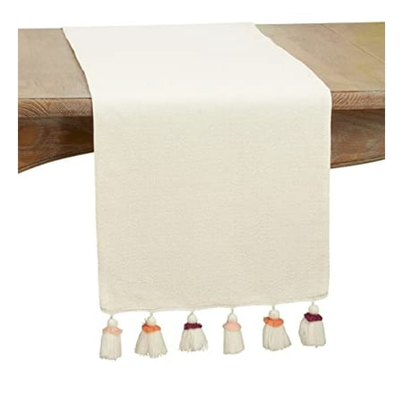 Fennco Styles Pink Tassel Cotton Table Runner 16 W x 72 L - Woven Table Cover for Home Dining Room Banquets Family Gatherings and Special Occasions
Fennco Styles Pink Tassel Cotton Table Runner 16 W x 72 L - Woven Table Cover for Home Dining Room Banquets Family Gatherings and Special Occasions