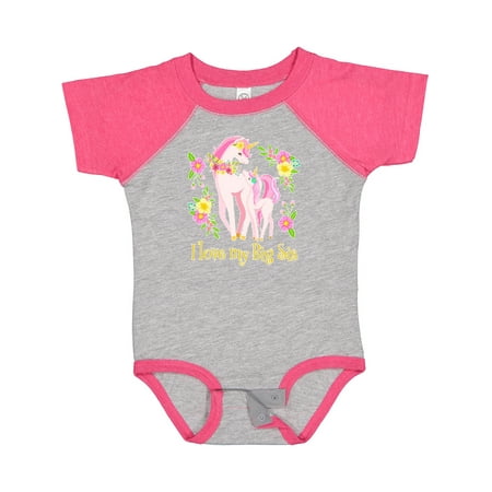 Inktastic I Love My Big Sis Unicorn with Pink and Yellow Flowers Gift Baby Boy or Baby Girl Bodysuit
Inktastic I Love My Big Sis Unicorn with Pink and Yellow Flowers Gift Baby Boy or Baby Girl Bodysuit