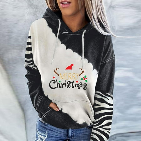 Zedker Women Fall Clothes Womens Hoodie Sweatshirt Women Casual Print Merry Christmas Long Sleeve Loose Hooded Sweatshirt Blouse
Zedker Women Fall Clothes Womens Hoodie Sweatshirt Women Casual Print Merry Christmas Long Sleeve Loose Hooded Sweatshirt Blouse