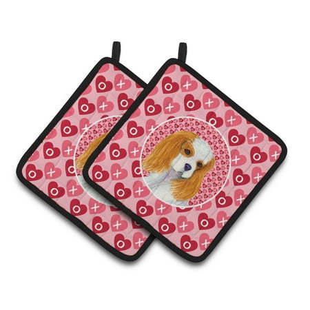Carolines Treasures SS4527PTHD Cavalier Spaniel Hearts Love and Valentines Day Portrait Pair of Pot Holders 7.5HX7.5W
Carolines Treasures SS4527PTHD Cavalier Spaniel Hearts Love and Valentines Day Portrait Pair of Pot Holders 7.5HX7.5W